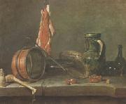 Jean Baptiste Simeon Chardin A Lean Diet  With Cooking Utensils (mk05) Germany oil painting artist